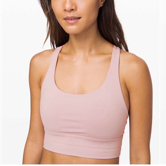 Lululemon Energy Bra *Long Line Smoky Blush - Picture 2 of 5